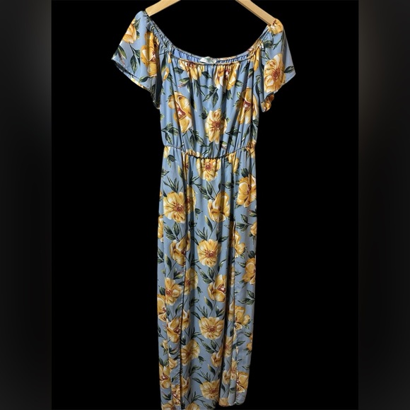 Peach Love Womens Floral Dress Size Medium - Picture 8 of 11